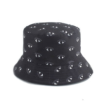 Load image into Gallery viewer, Funny Anime Cartoon Bucket Hat Reversible Fisherman Hat Unisex Street Hip Hop Flat Cap Fishing Bob Hat