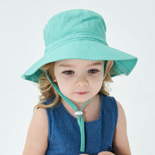 Load image into Gallery viewer, Summer Baby Sun Hat Children Outdoor Neck Ear Cover Anti UV Protection Beach Caps Boy Girl Swimming Hats For 0-8 Years