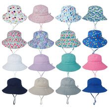 Load image into Gallery viewer, Summer Baby Sun Hat Children Outdoor Neck Ear Cover Anti UV Protection Beach Caps Boy Girl Swimming Hats For 0-8 Years