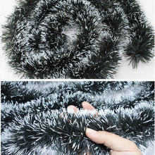 Load image into Gallery viewer, New 2M Christmas Garland Home Party Wall Door Decor Christmas Tree Ornaments Tinsel Strips with Bowknot Party Supplies