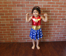 Load image into Gallery viewer, SuperHero Girls TuTu Dress Hot Halloween Costume (3-9Years) Diana Party Dress