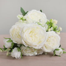 Load image into Gallery viewer, Beautiful Rose Peony Artificial Silk Flowers Small bouquet flores Home Party Spring Wedding Decoration Fake Flower