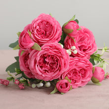 Load image into Gallery viewer, Beautiful Rose Peony Artificial Silk Flowers Small bouquet flores Home Party Spring Wedding Decoration Fake Flower