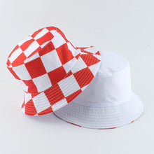 Load image into Gallery viewer, Fashion Korean Pink Cow Print Bucket Hat Women Reversible Fishing Cap Bob Chapeau Autumn Summer