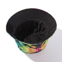 Load image into Gallery viewer, Tie-dyed fisherman hat double-sided double-sided hat avocado zebra cow print foldable outdoor sun hat fisherman hat
