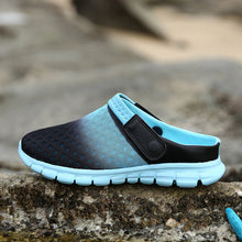 Load image into Gallery viewer, Summer Sandal Mesh Breathable Padded Beach Flip Flops Shoes Solid Flat Bath Slippers Plus Size 36-46