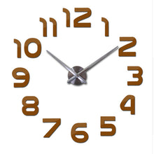 Load image into Gallery viewer, Wall Clock Acrylic Mirror Watch Wall Stickers Large Decorative Quartz Clocks Modern Design