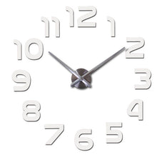 Load image into Gallery viewer, Wall Clock Acrylic Mirror Watch Wall Stickers Large Decorative Quartz Clocks Modern Design