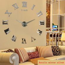 Load image into Gallery viewer, Wall Clock top fashion new Modern clock watch Wall Stickers clocks reloj de pared home decoration horloge Needle Quartz