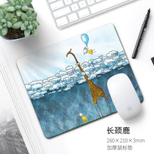 Load image into Gallery viewer, 2mm Mouse Pad Small Cute Girl Cartoon Game Ins Computer Office Oversized Thickened Table Mat