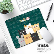 Load image into Gallery viewer, 2mm Mouse Pad Small Cute Girl Cartoon Game Ins Computer Office Oversized Thickened Table Mat