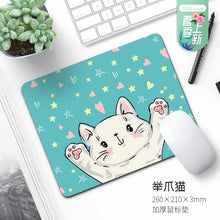 Load image into Gallery viewer, 2mm Mouse Pad Small Cute Girl Cartoon Game Ins Computer Office Oversized Thickened Table Mat
