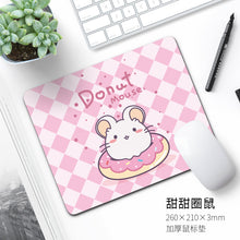 Load image into Gallery viewer, 2mm Mouse Pad Small Cute Girl Cartoon Game Ins Computer Office Oversized Thickened Table Mat