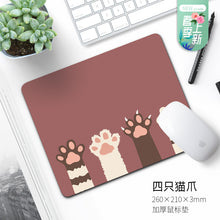 Load image into Gallery viewer, 2mm Mouse Pad Small Cute Girl Cartoon Game Ins Computer Office Oversized Thickened Table Mat