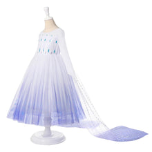Load image into Gallery viewer, Costume for Girls Princess Elsa Dress Xmas White Ball Gown Halloween Kids Snow Queen Cosplay Carnival Clothing