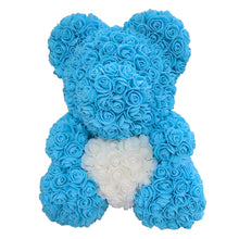 Load image into Gallery viewer, 40cm Rose Bear Heart Artificial Flower Rose Teddy Bear For Women Valentine's Wedding Birthday Christmas Gift