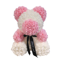 Load image into Gallery viewer, 40cm Rose Bear Heart Artificial Flower Rose Teddy Bear For Women Valentine's Wedding Birthday Christmas Gift