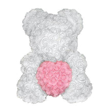 Load image into Gallery viewer, 40cm Rose Bear Heart Artificial Flower Rose Teddy Bear For Women Valentine's Wedding Birthday Christmas Gift