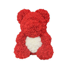 Load image into Gallery viewer, 40cm Rose Bear Heart Artificial Flower Rose Teddy Bear For Women Valentine's Wedding Birthday Christmas Gift
