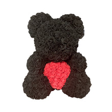 Load image into Gallery viewer, 40cm Rose Bear Heart Artificial Flower Rose Teddy Bear For Women Valentine's Wedding Birthday Christmas Gift