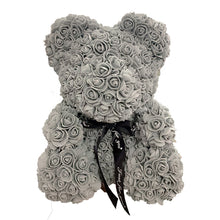 Load image into Gallery viewer, 40cm Rose Bear Heart Artificial Flower Rose Teddy Bear For Women Valentine's Wedding Birthday Christmas Gift