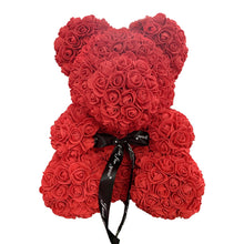 Load image into Gallery viewer, 40cm Rose Bear Heart Artificial Flower Rose Teddy Bear For Women Valentine's Wedding Birthday Christmas Gift