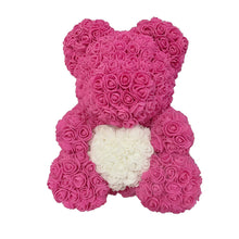 Load image into Gallery viewer, 40cm Rose Bear Heart Artificial Flower Rose Teddy Bear For Women Valentine's Wedding Birthday Christmas Gift