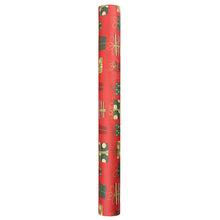 Load image into Gallery viewer, 2pcs Christmas Kfrat Wrapping Paper Wedding Craft Paper Floral Christmas Gift Wrapping Paper Home Decoration Xmas Wrap Paper