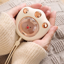 Load image into Gallery viewer, 2023 Mini Cute Cat Claw Shaped Hand Warmer USB Rechargeable Electric Hands Heater for Winter Outdoor Traveling Hiking Use