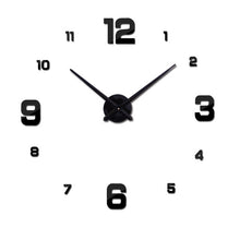 Load image into Gallery viewer, Wall Clock Modern Design Large Mirror Stickers Living Room Home Decor