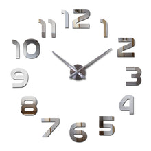 Load image into Gallery viewer, Wall Clock Modern Design Large Mirror Stickers Living Room Home Decor