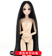 Load image into Gallery viewer, 2023 New 30cm Fashion Doll 1/6 BJD Dolls Body Make-up 3D Eyes Long Wig Hair Beautiful Princess Baby Girl Dolls DIY Toy for Girls