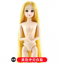 Load image into Gallery viewer, 2023 New 30cm Fashion Doll 1/6 BJD Dolls Body Make-up 3D Eyes Long Wig Hair Beautiful Princess Baby Girl Dolls DIY Toy for Girls