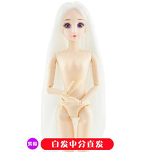Load image into Gallery viewer, 2023 New 30cm Fashion Doll 1/6 BJD Dolls Body Make-up 3D Eyes Long Wig Hair Beautiful Princess Baby Girl Dolls DIY Toy for Girls