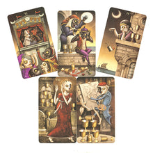 Load image into Gallery viewer, 2023 New Moon Divination Tarot Cards for Beginners with PDF Guidebook Board Deck Games Playing Cards for Party Game