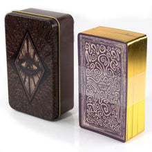 Load image into Gallery viewer, Occult Tarot in a Tin Metal Box Gold-plated Edge Hot Sell Tarot Cards For Divination Tarot Deck Beautiful Packag
