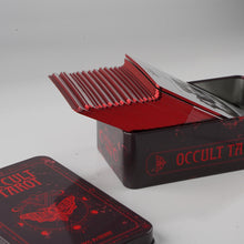 Load image into Gallery viewer, Occult Tarot in a Tin Metal Box Gold-plated Edge Hot Sell Tarot Cards For Divination Tarot Deck Beautiful Packag