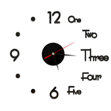 Load image into Gallery viewer, Wall Clock Mirror Wall Stickers Fashion Living Room Clocks Sticker