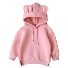 Load image into Gallery viewer, Pink/Grey/Yellow/Green/Burgundy Hoodie for Kids Autumn Winter Warm Sweater Fashion Boys and Girls Pullover Costume