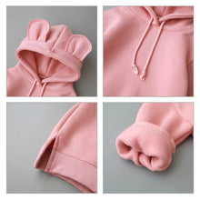 Load image into Gallery viewer, Pink/Grey/Yellow/Green/Burgundy Hoodie for Kids Autumn Winter Warm Sweater Fashion Boys and Girls Pullover Costume