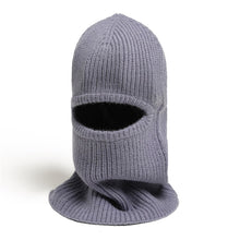 Load image into Gallery viewer, 2023 Women Winter Knitted Cap Pullover Lady Balaclava Hat Warm Ring Scarf Woolen Yarn Beanie Outdoor Snood Collar Muffler