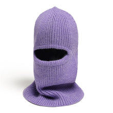 Load image into Gallery viewer, 2023 Women Winter Knitted Cap Pullover Lady Balaclava Hat Warm Ring Scarf Woolen Yarn Beanie Outdoor Snood Collar Muffler