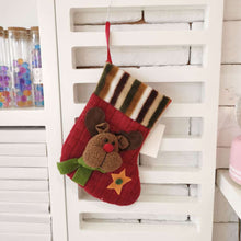 Load image into Gallery viewer, Christmas Socks Gift Bag Santa Claus Pendant Ornament Supplies Christmas Gifts Cross-Border Gifts