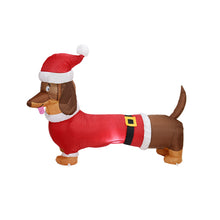Load image into Gallery viewer, Inflation Model 1.5 M Sausage Dog Light Inflatable Christmas Decorations Arrangement