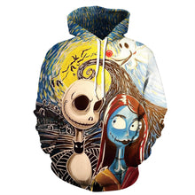 Load image into Gallery viewer, Classic Animation Christmas Night Horror 3D Sweater Series Cosplay Anime 3D Digital Printing Sweater