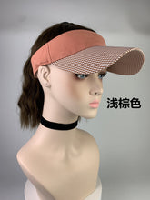 Load image into Gallery viewer, Summer Topless Hat Hat Wig Integrated Female Net Red Corn Curler High Ponytail Wig Short Curly Hair Head Cover