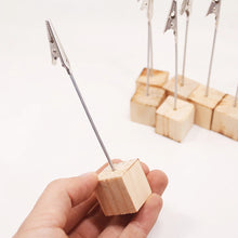 Load image into Gallery viewer, 20PCS Creative Table Number Holders Wedding Table Name Holder Clips Picture Memo Note Photo Stand