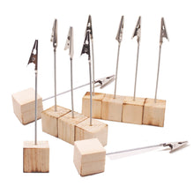 Load image into Gallery viewer, 20PCS Creative Table Number Holders Wedding Table Name Holder Clips Picture Memo Note Photo Stand