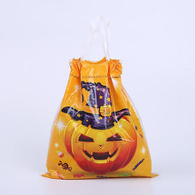 Load image into Gallery viewer, 20pcs Hallwoeen Pumpkin Skull Cat Candy Bundle Pocket Bag Cellophane Food Plastic Package Halloween Party Decor Gift Bag Mix