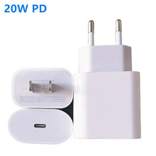 Load image into Gallery viewer, 20W Pd Usb C Charger For apple Iphone 12 Pro Max 12 mini 11 Fast Charger Type C For Xiaomi mi 11 Quick Charging adapter